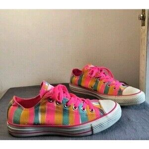 Converse All Star CTAS 139590F Women's 8 Rainbow Stripe Sneakers